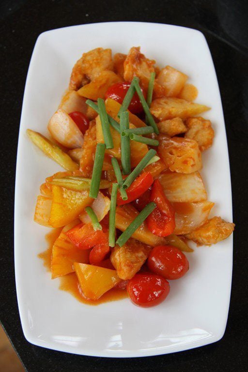 Phad Priew Wan Pla or Sour and Sweet Fried Fish