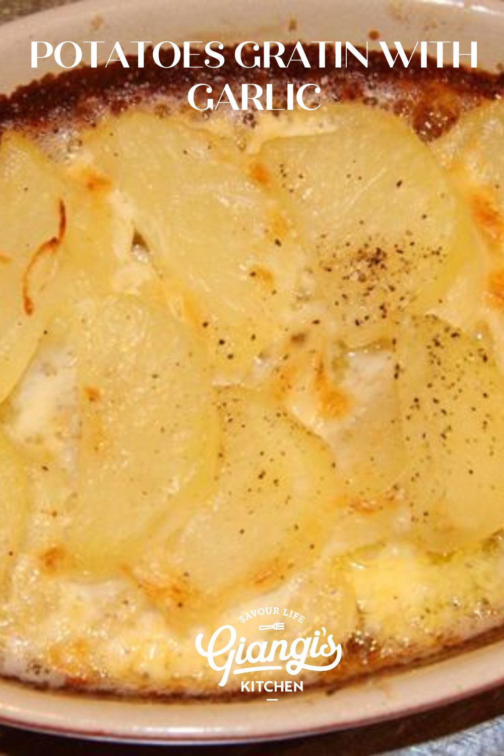 Potatoes Gratin with Garlic