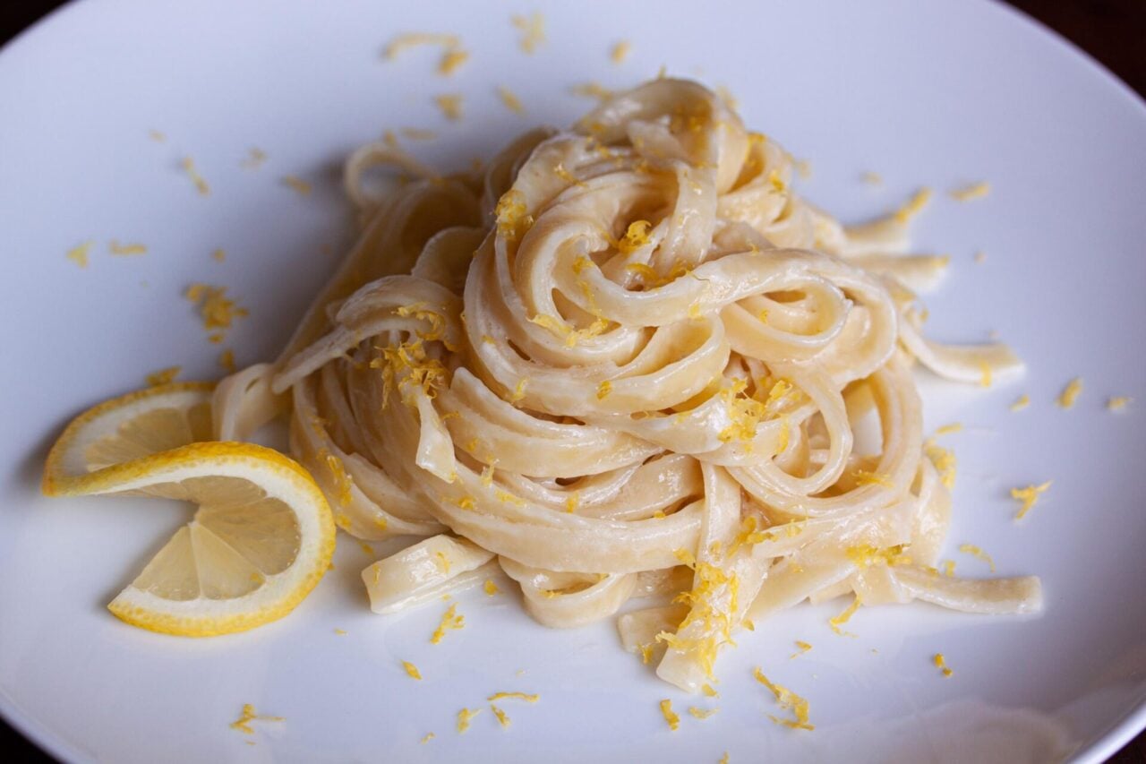 Fettuccine With Lemon Mascarpone Sauce fettuccine with lemon mascarpone sauce