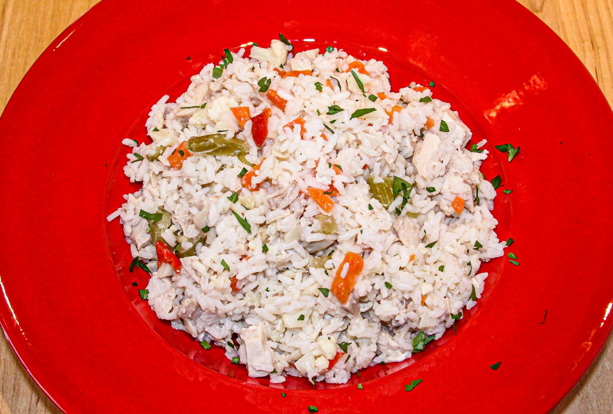rice salad with chicken