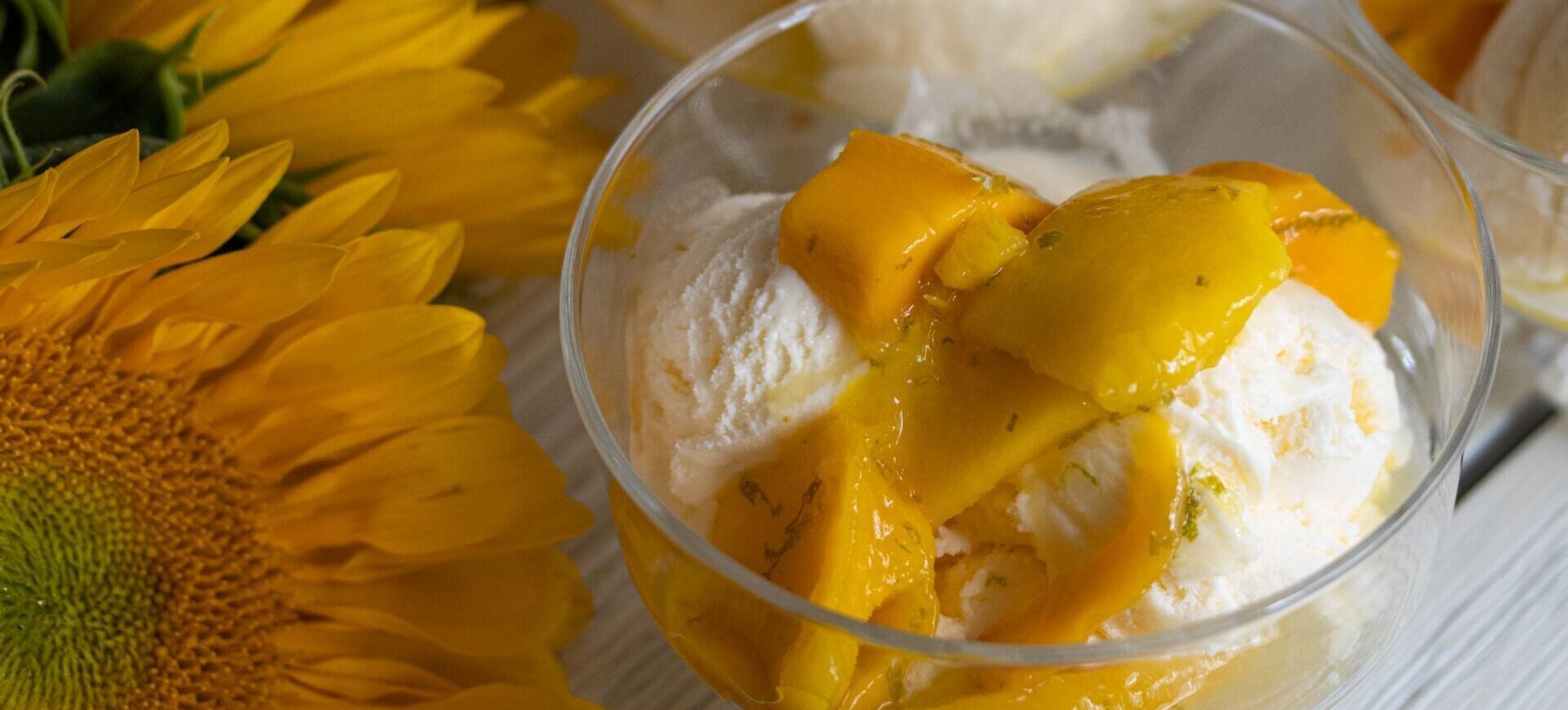 Mangoes with Rum and Vanilla Ice Cream Giangi's Kitchen