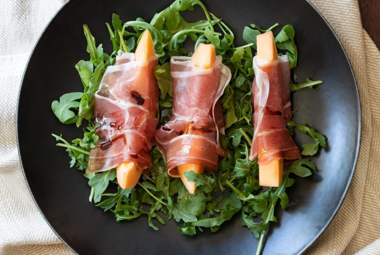 Cantaloupe and prosciutto Cantaloupe and prosciutto