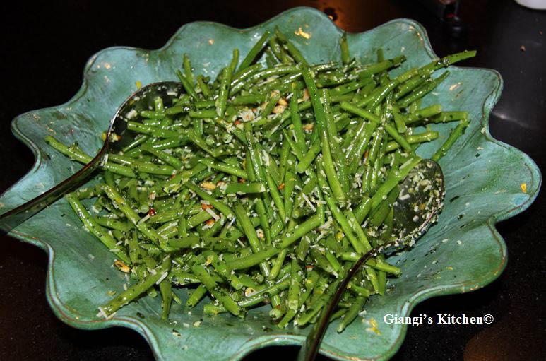 green beans gremolata