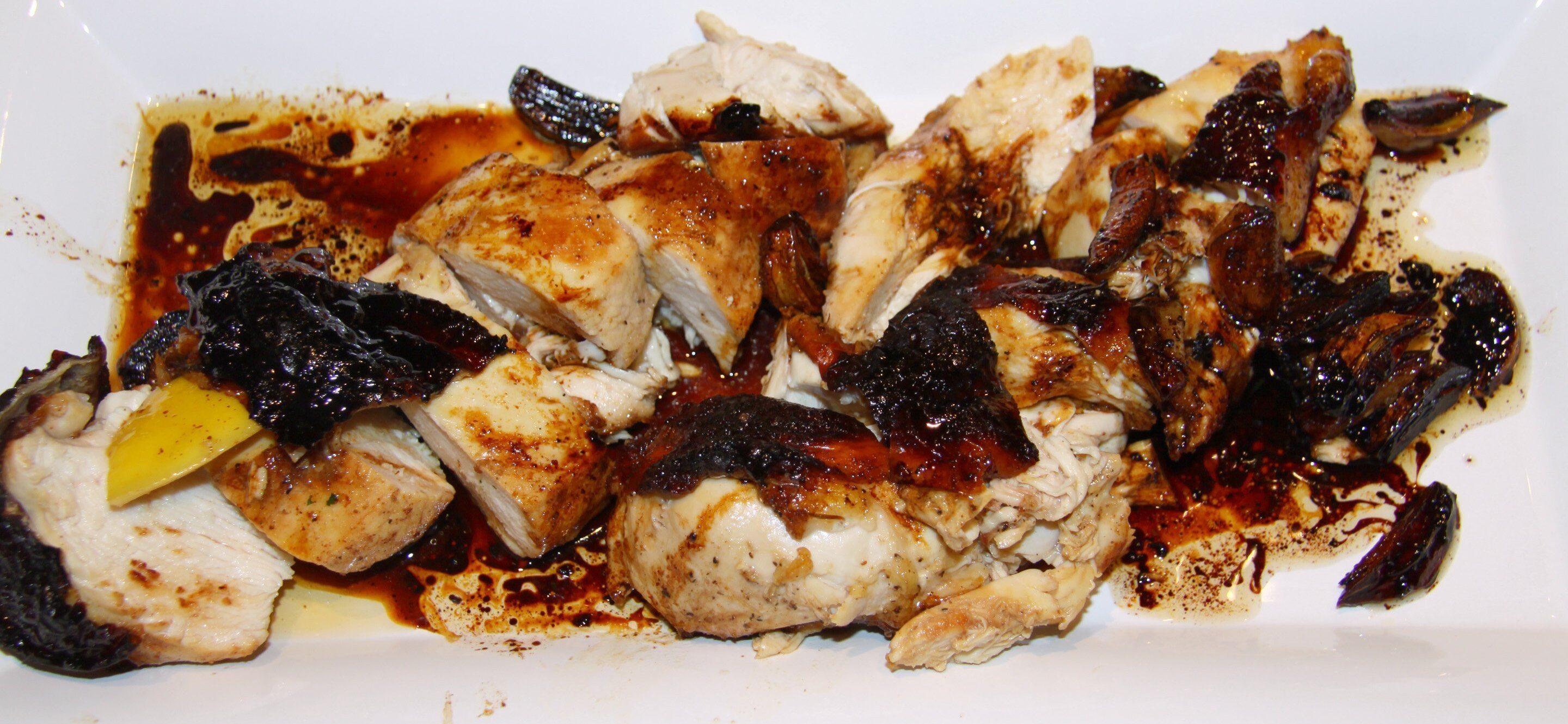 Honey Roasted Chicken with lemon and honey
