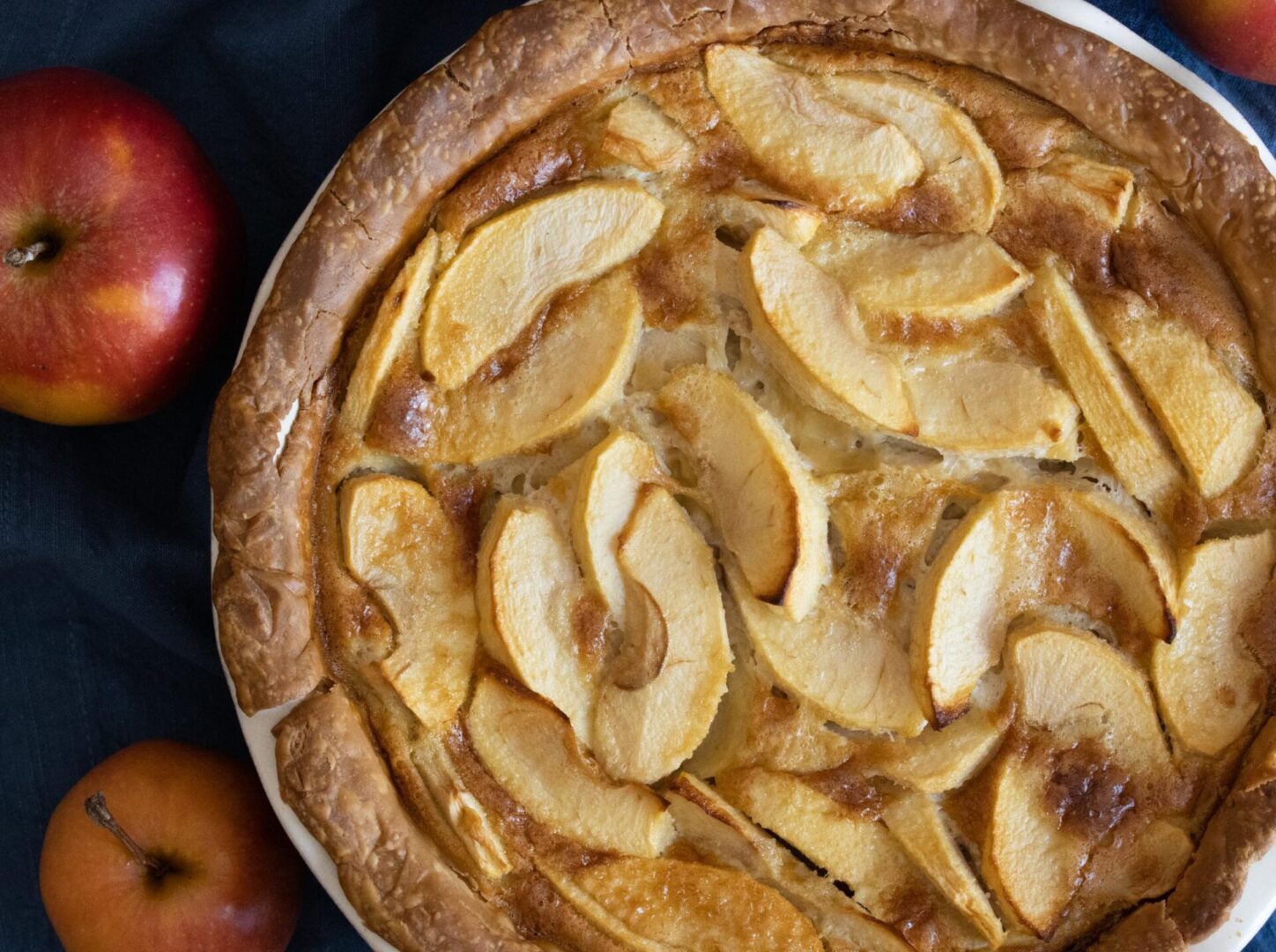 Apple pie - French Apple Tart Normande