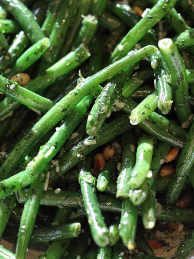 Easy Green Beans Gremolata