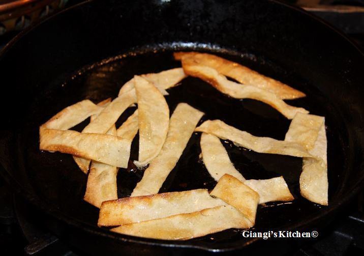 corn tortillas strips