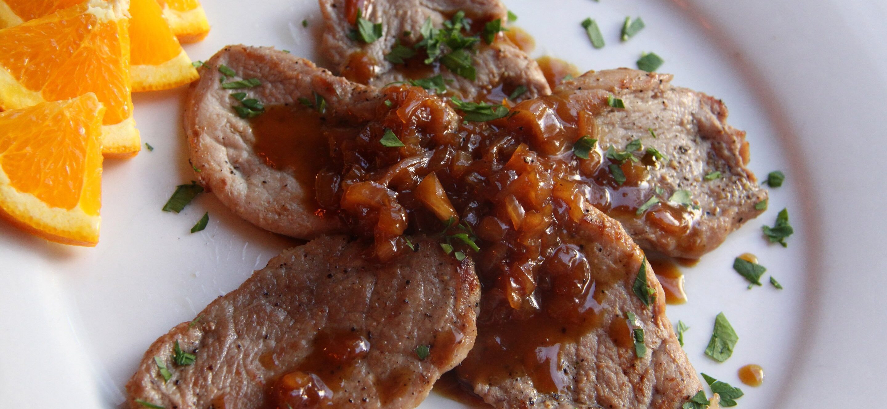 pork tenderloin with citrus balsamic sauce