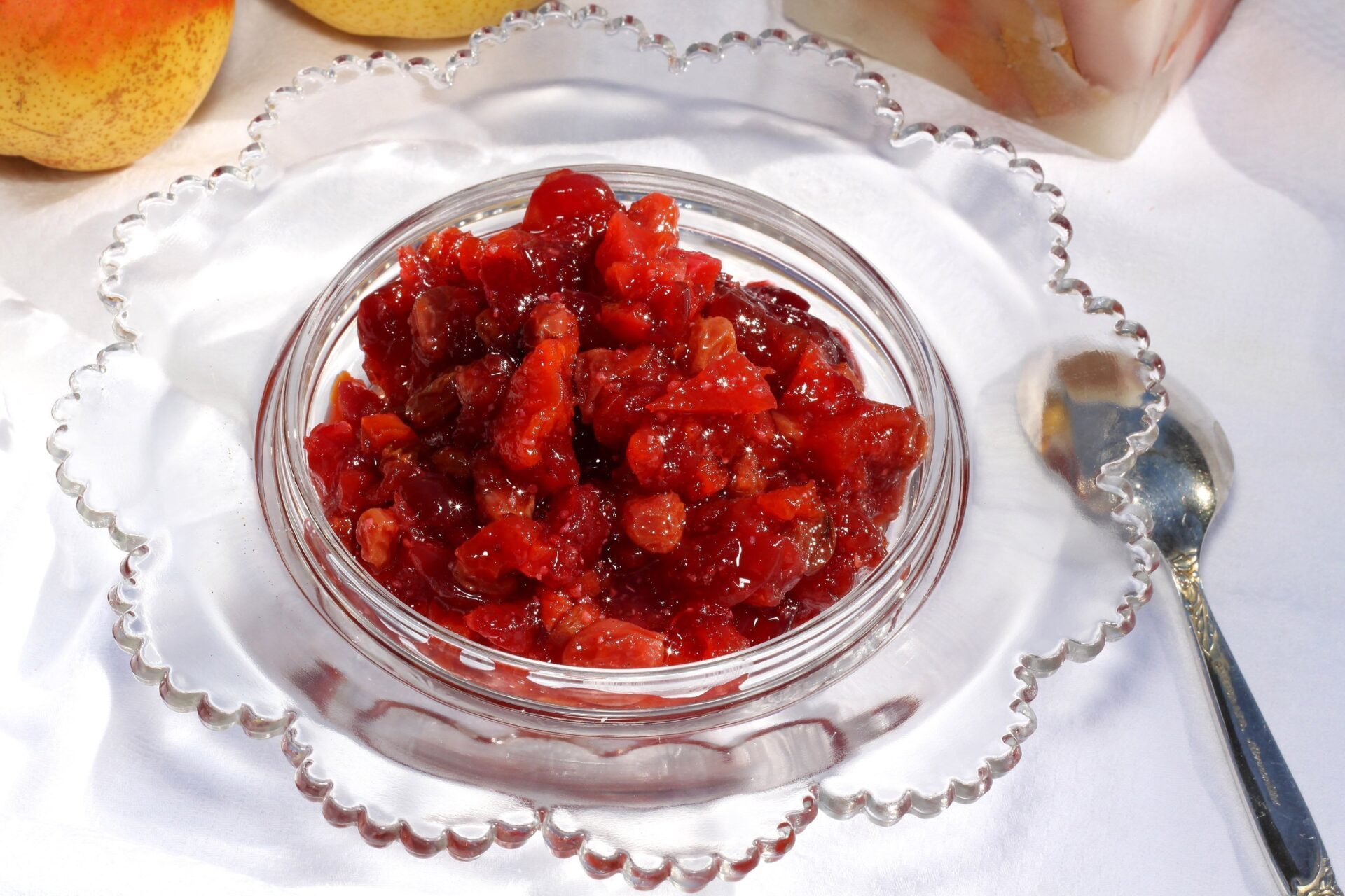 Cranberry Sauce With Apricots, Raisins And Orange