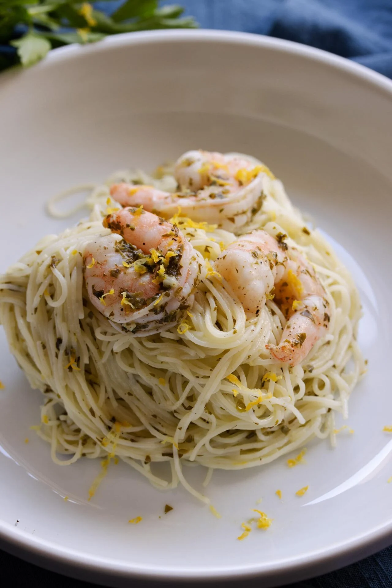 Creamy Lemon Shrimp Scampi Pasta Creamy Lemon Shrimp Scampi Pasta