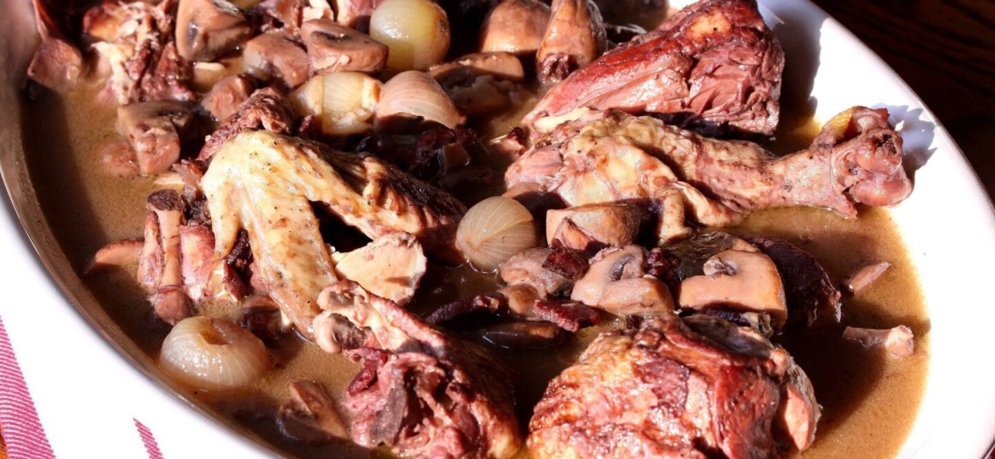 Coq Au Vin in the Pressure Cooker Giangi's Kitchen