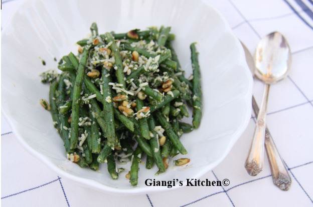 green beans gremolata