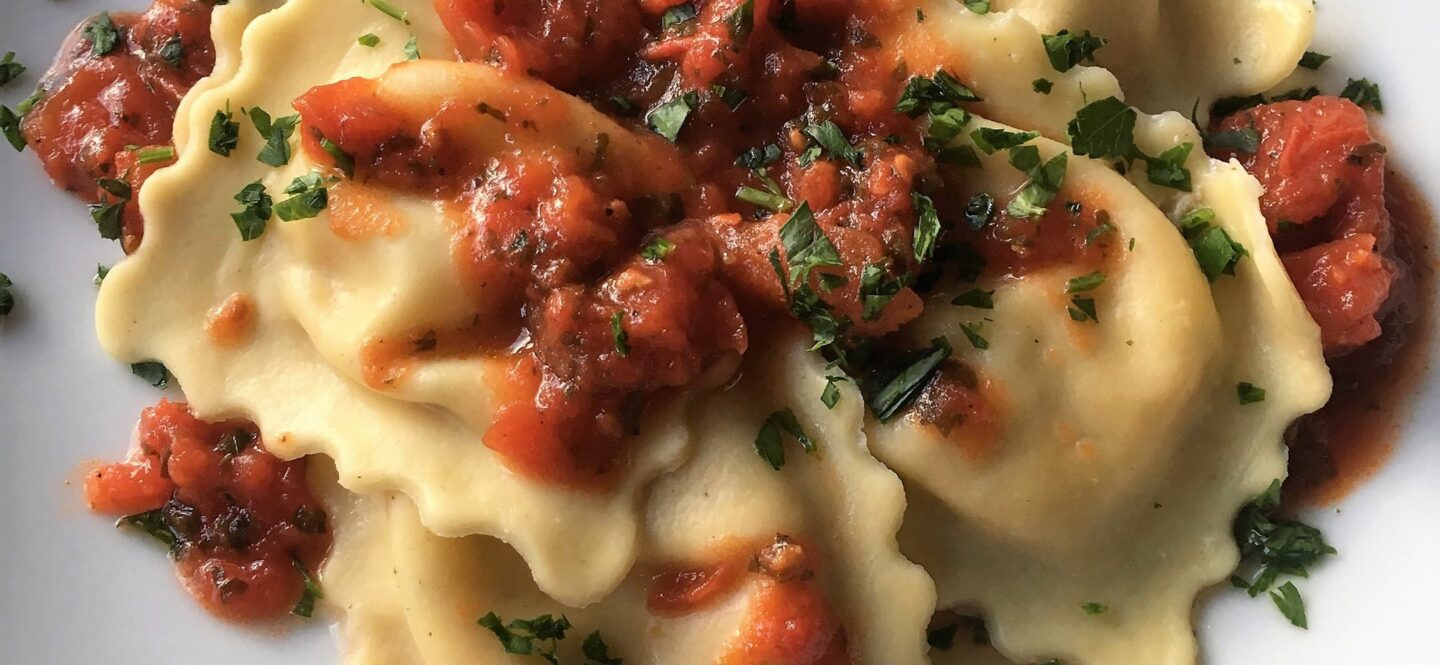 Lobster Ravioli with Marinara Sauce Giangi's Kitchen