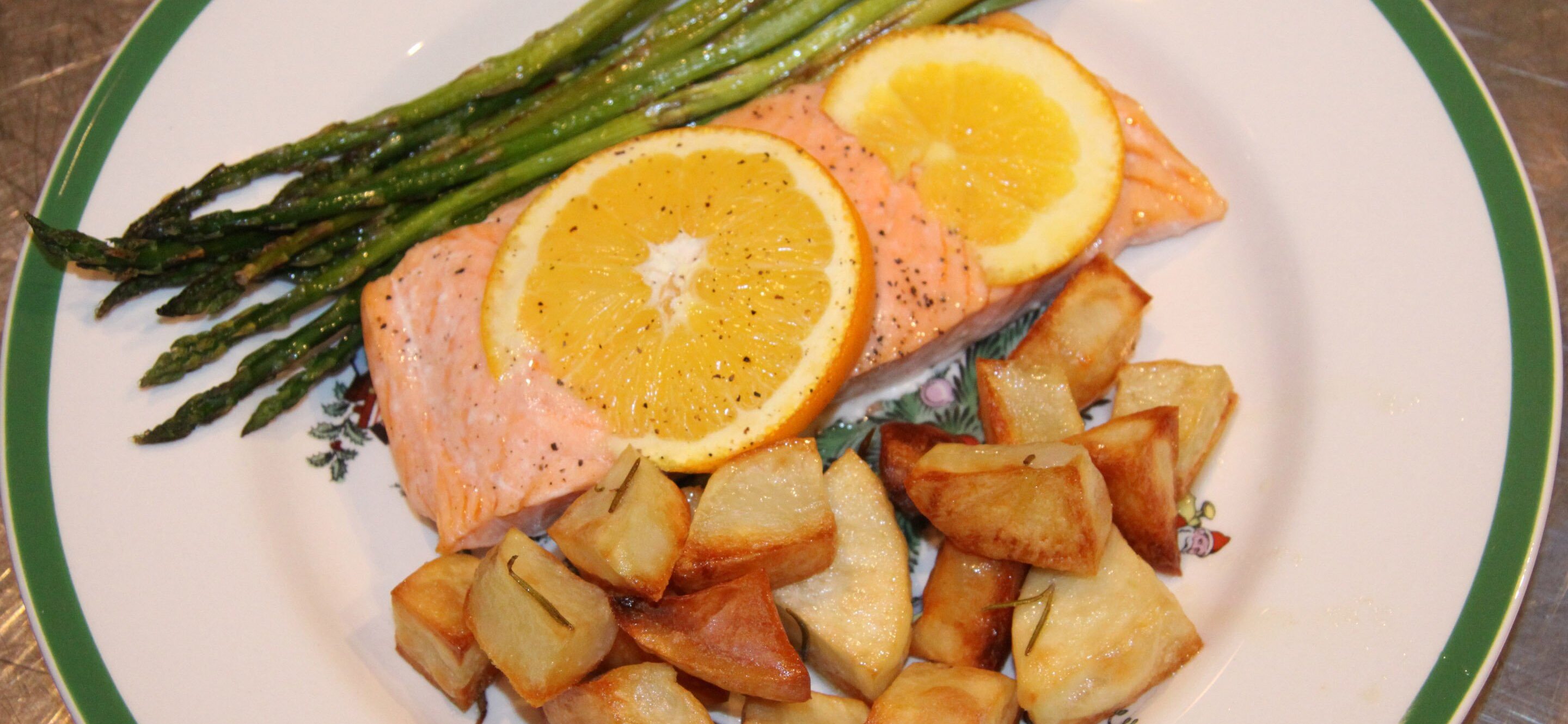 orange salmon – the quickest dinner ever