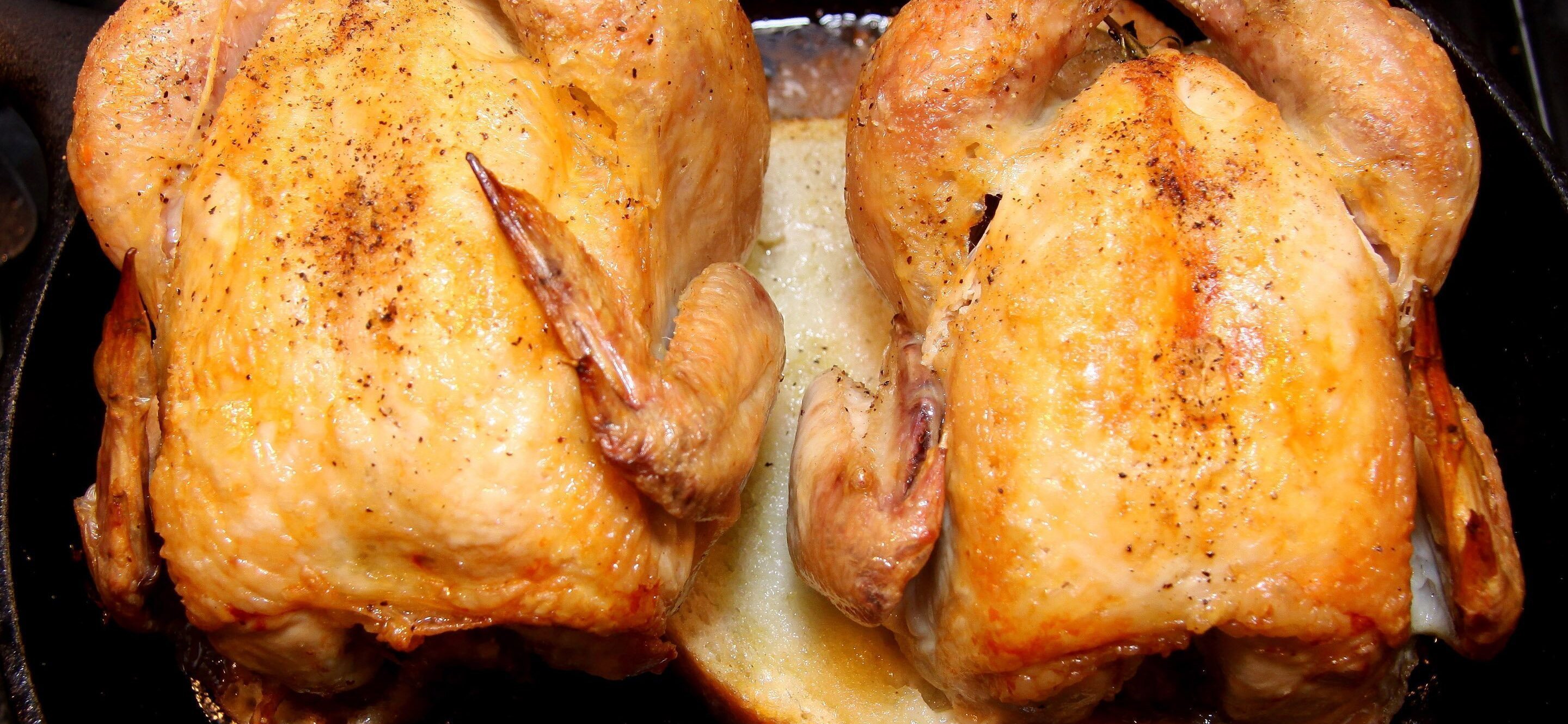 skillet roasted cornish hen