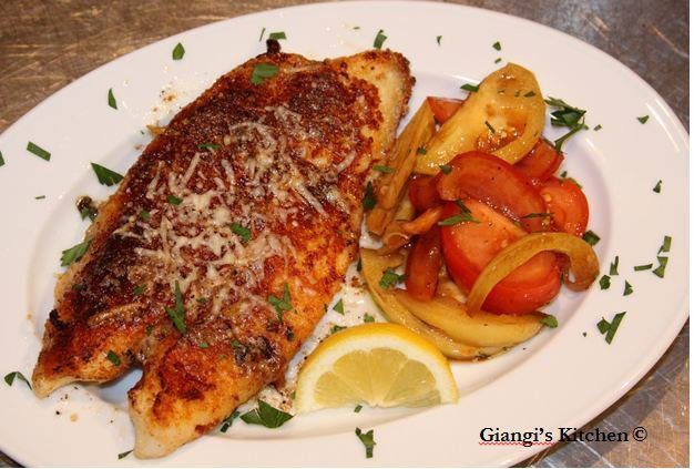 lemon parmesan orange roughy