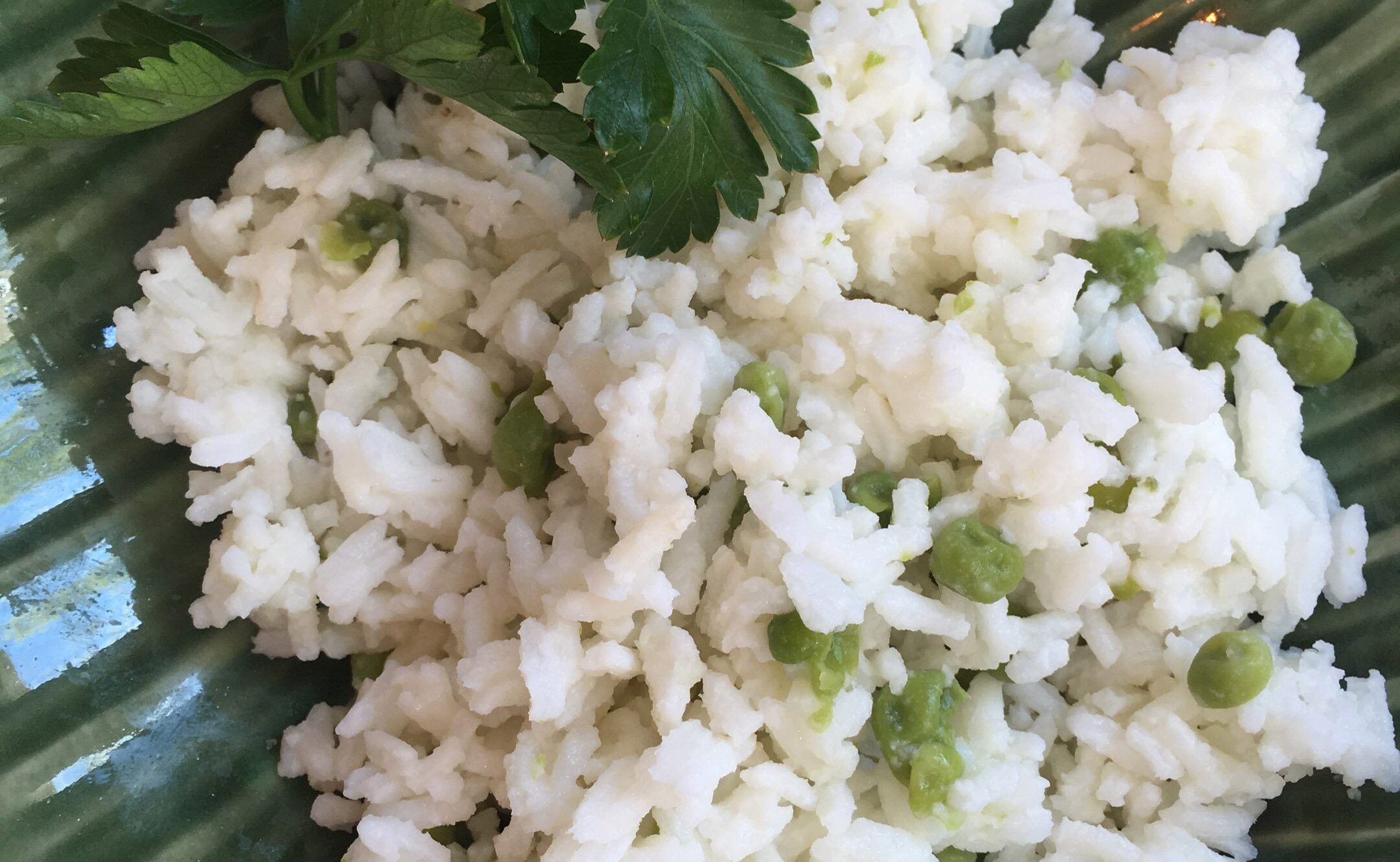 rice with peas and butter