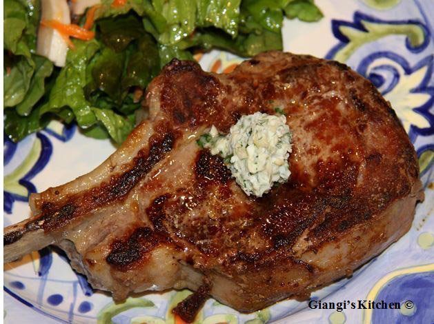 steak with lemon-orange horseradish butter