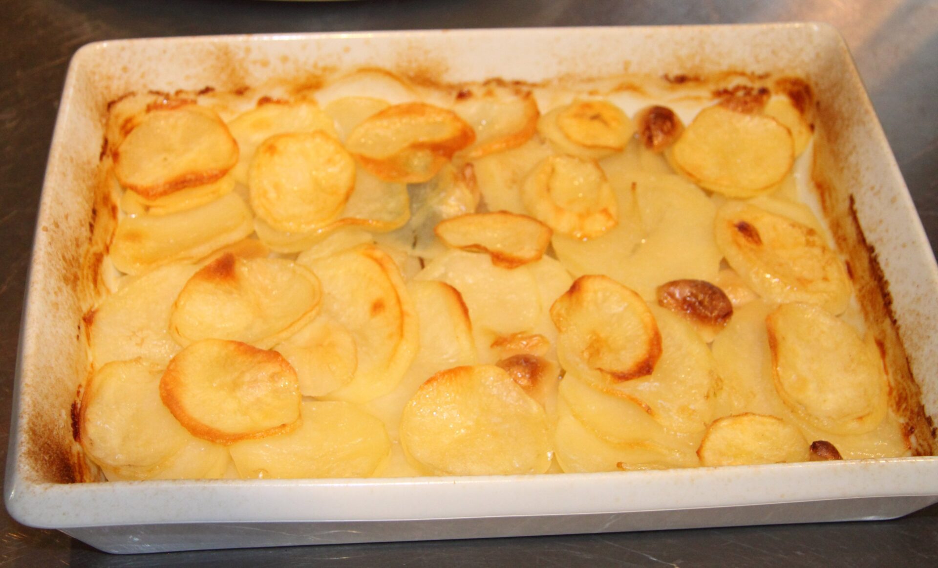 Potatoes Gratin with Garlic A French tradition Giangi's Kitchen
