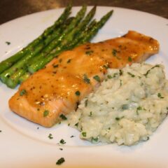 mango key lime marinated salmon