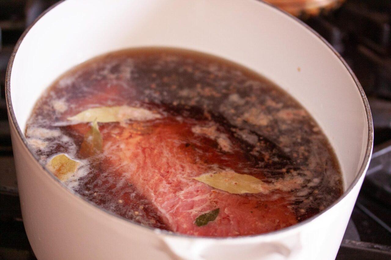 corned beef with horseradish cream sauce