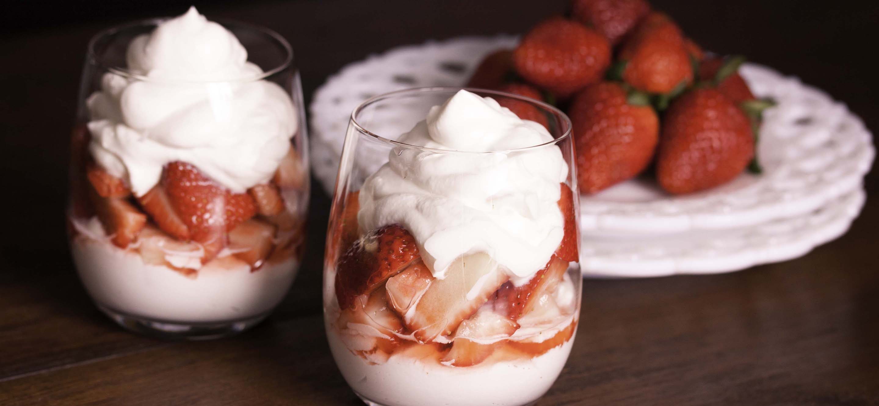 strawberries chantilly