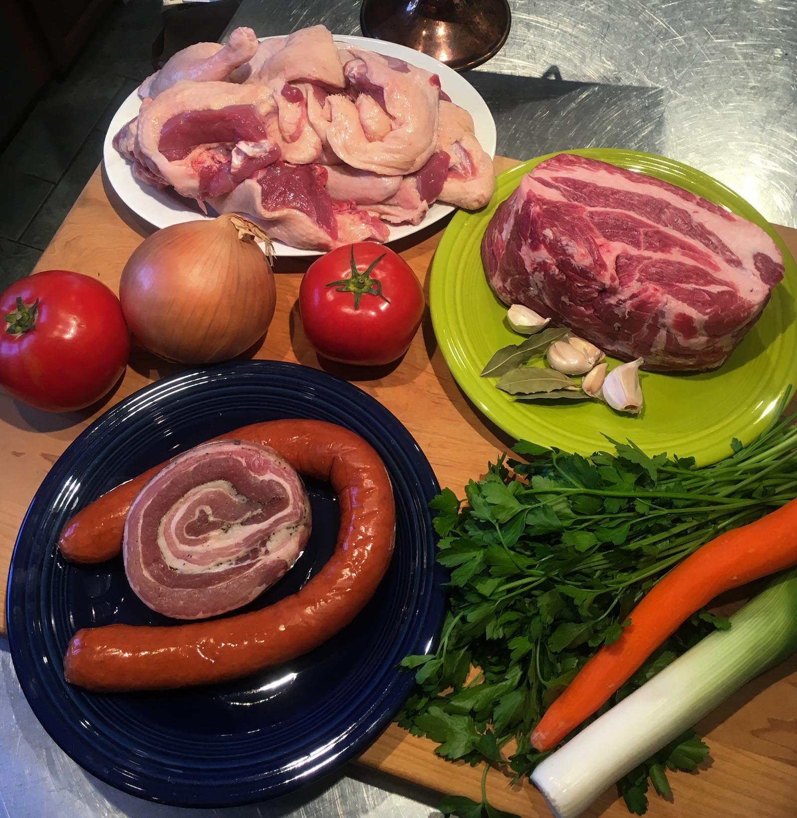 cassoulet vegetables and meats