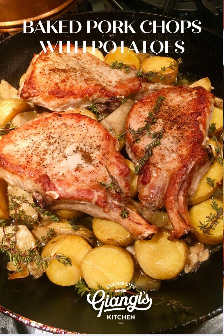 Baked Pork Chops with Potatoes