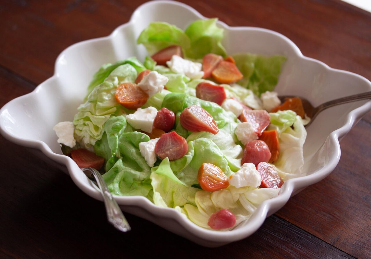 Roasted Beet and Onion Salad