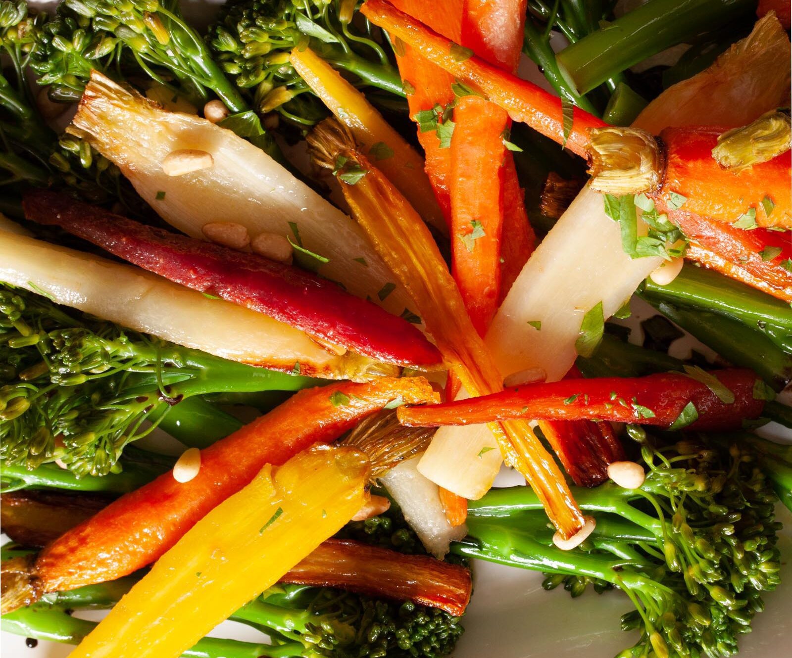 Broccolini and Carrots Giangi's Kitchen