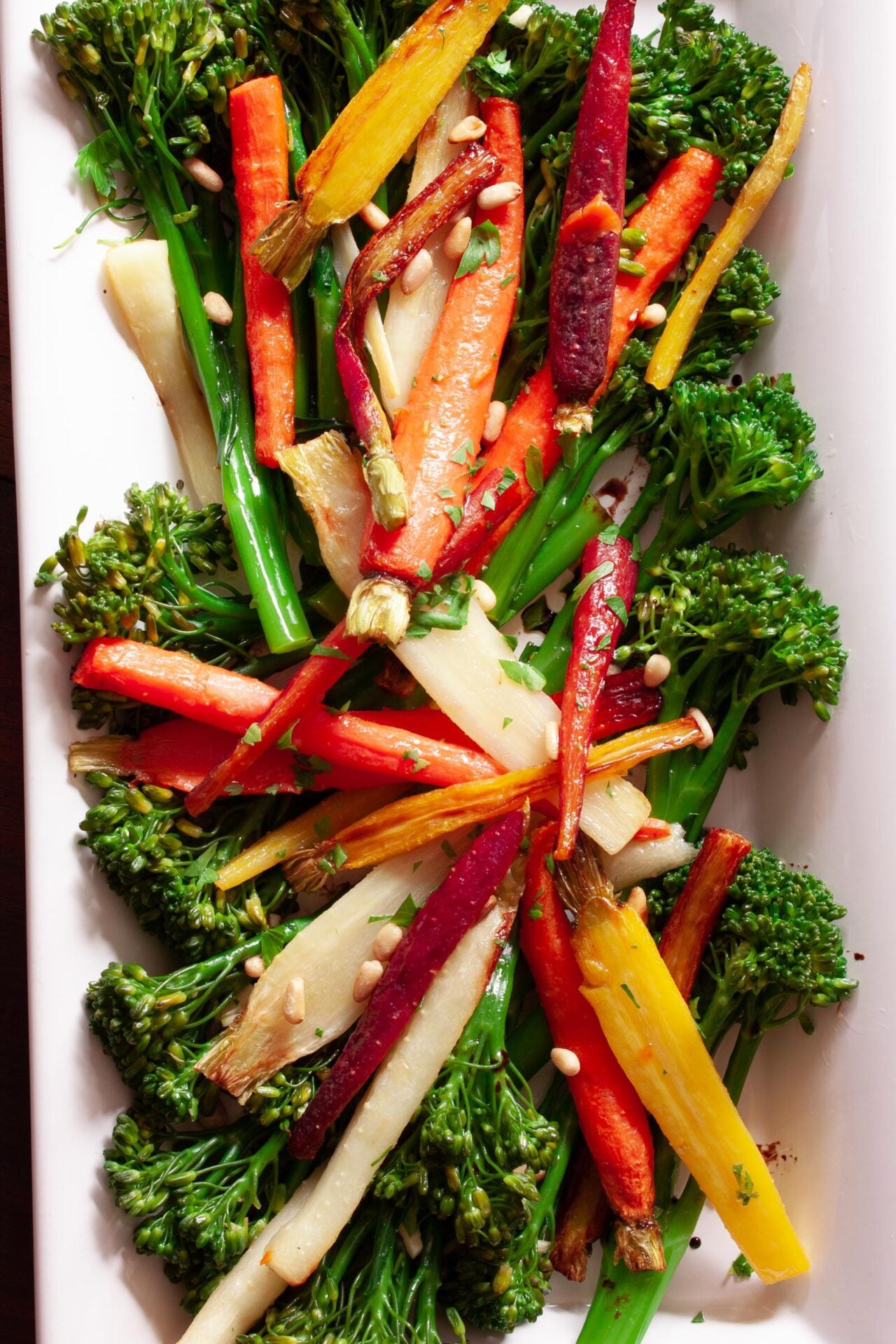 Rainbow Carrots with Broccolini Rainbow Carrots with Broccolini