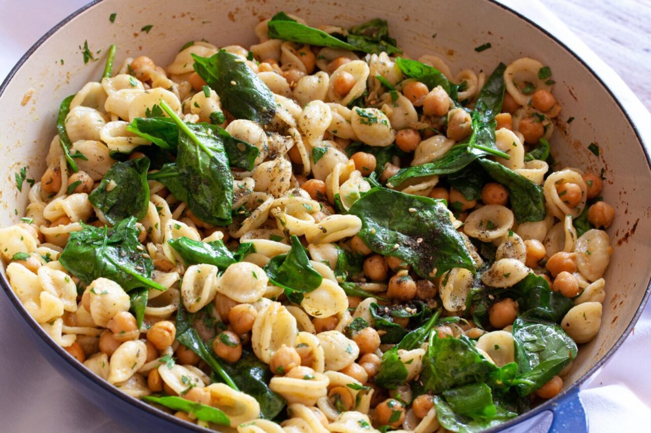 Orecchiette With Chickpeas And Zaatar Orecchiette With Chickpeas And Zaatar