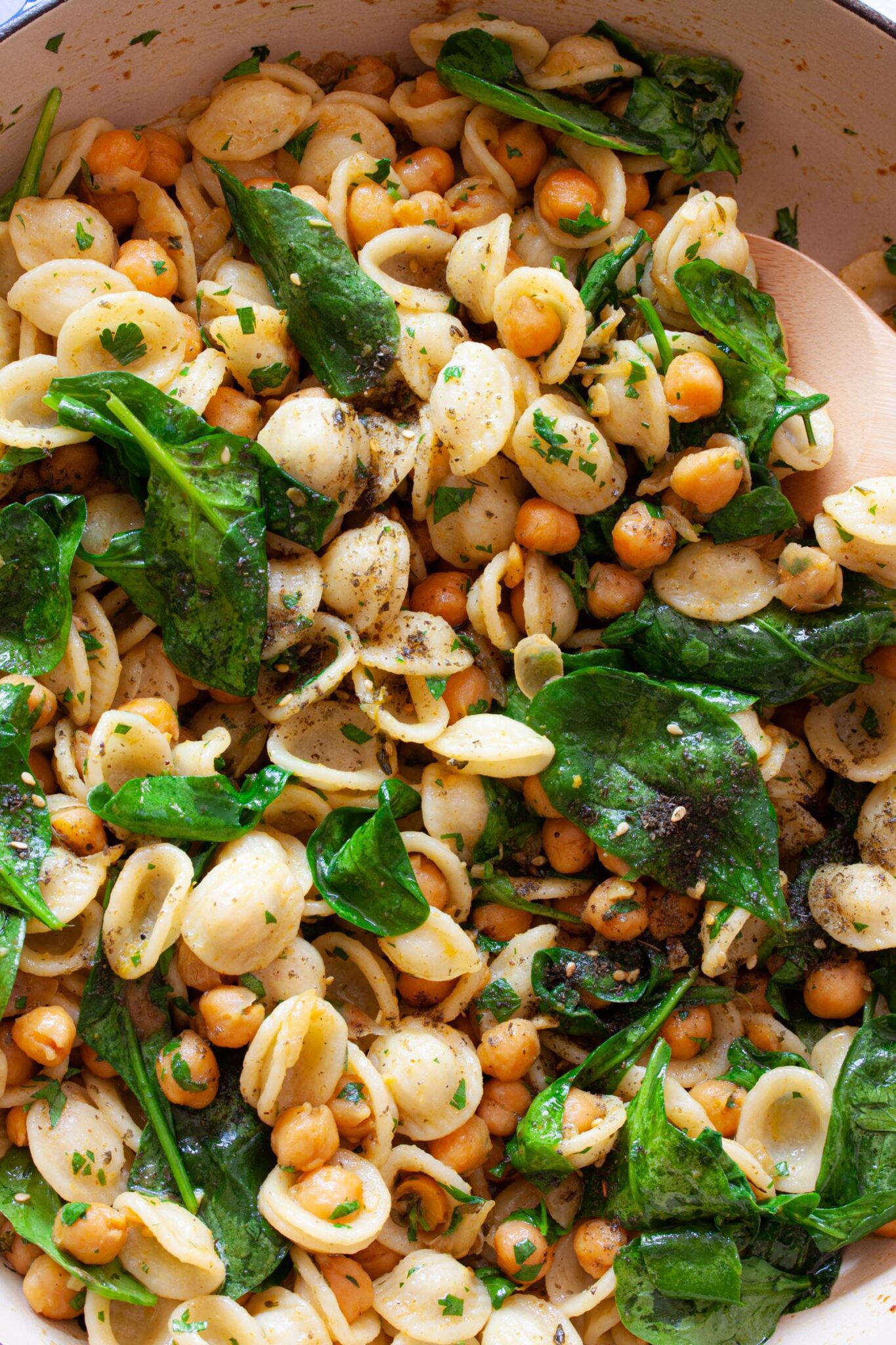 Orecchiette With Chickpeas And Zaatar Orecchiette With Chickpeas And Zaatar