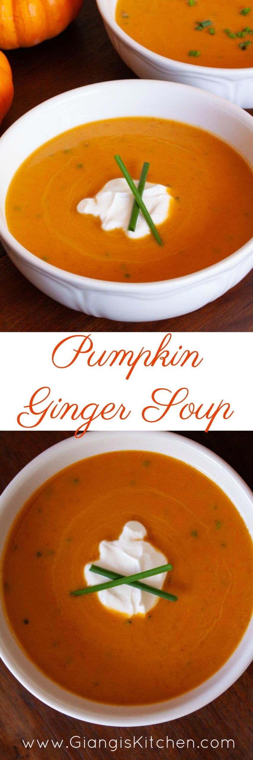 Pumpkin Ginger Soup | Giangi's Kitchen