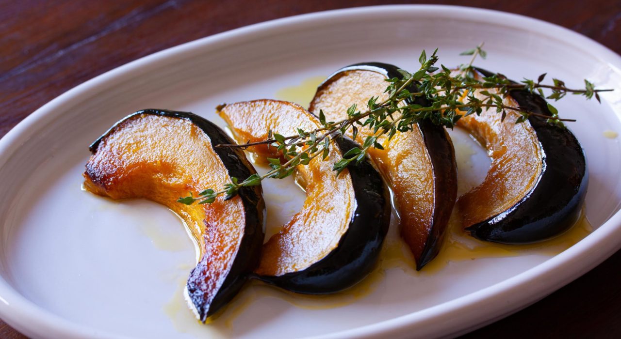 Green Acorn Squash With Honey Vinaigrette