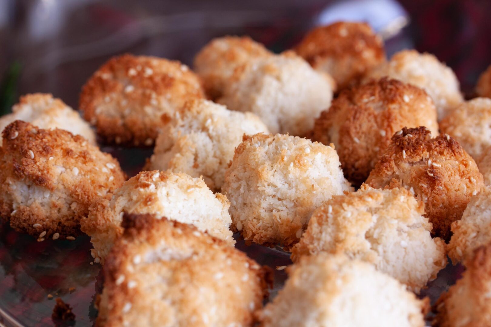 Coconut and Sesame Seed Macaroons-image
