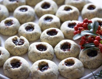 poppy seed thumbprints