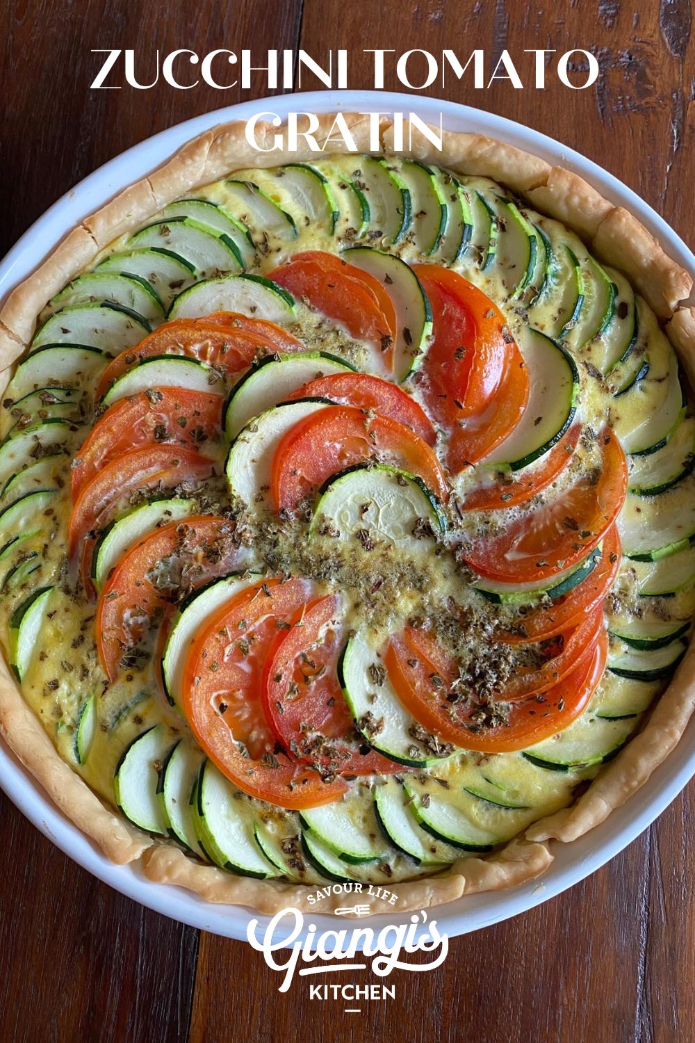 Zucchini Tomato Gratin