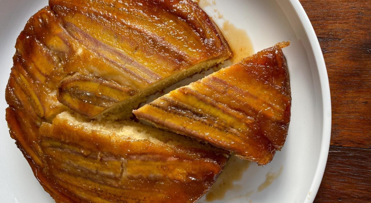banana upside down cake banana upside down cake