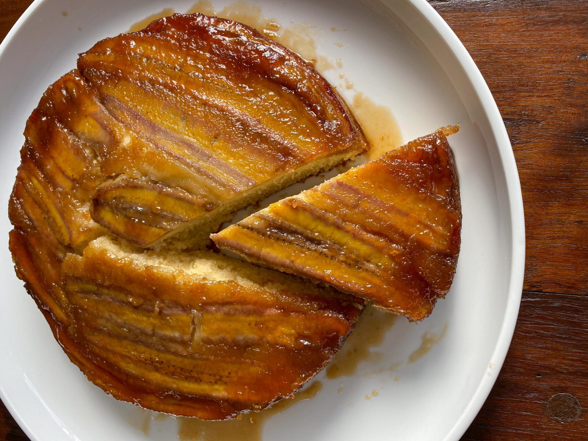 banana upside down cake banana upside down cake