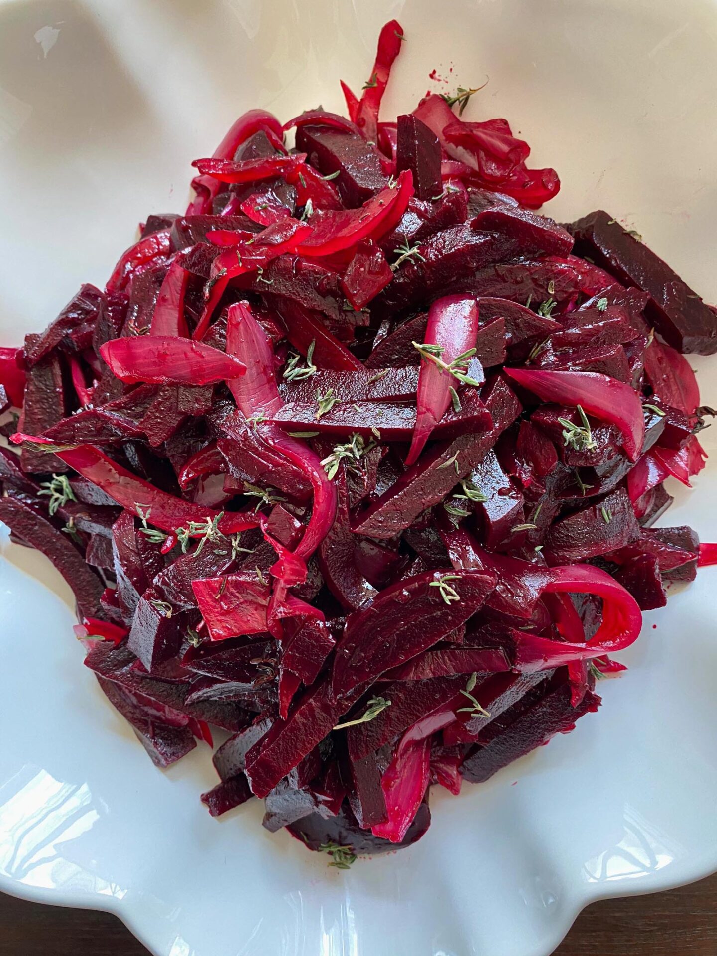 Roasted Beet and Onion Salad