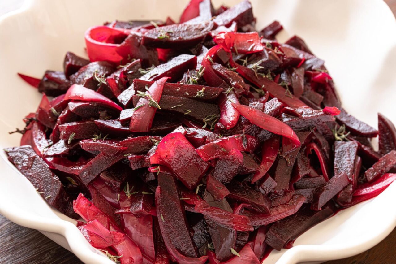 Roasted Beet and Onion Salad