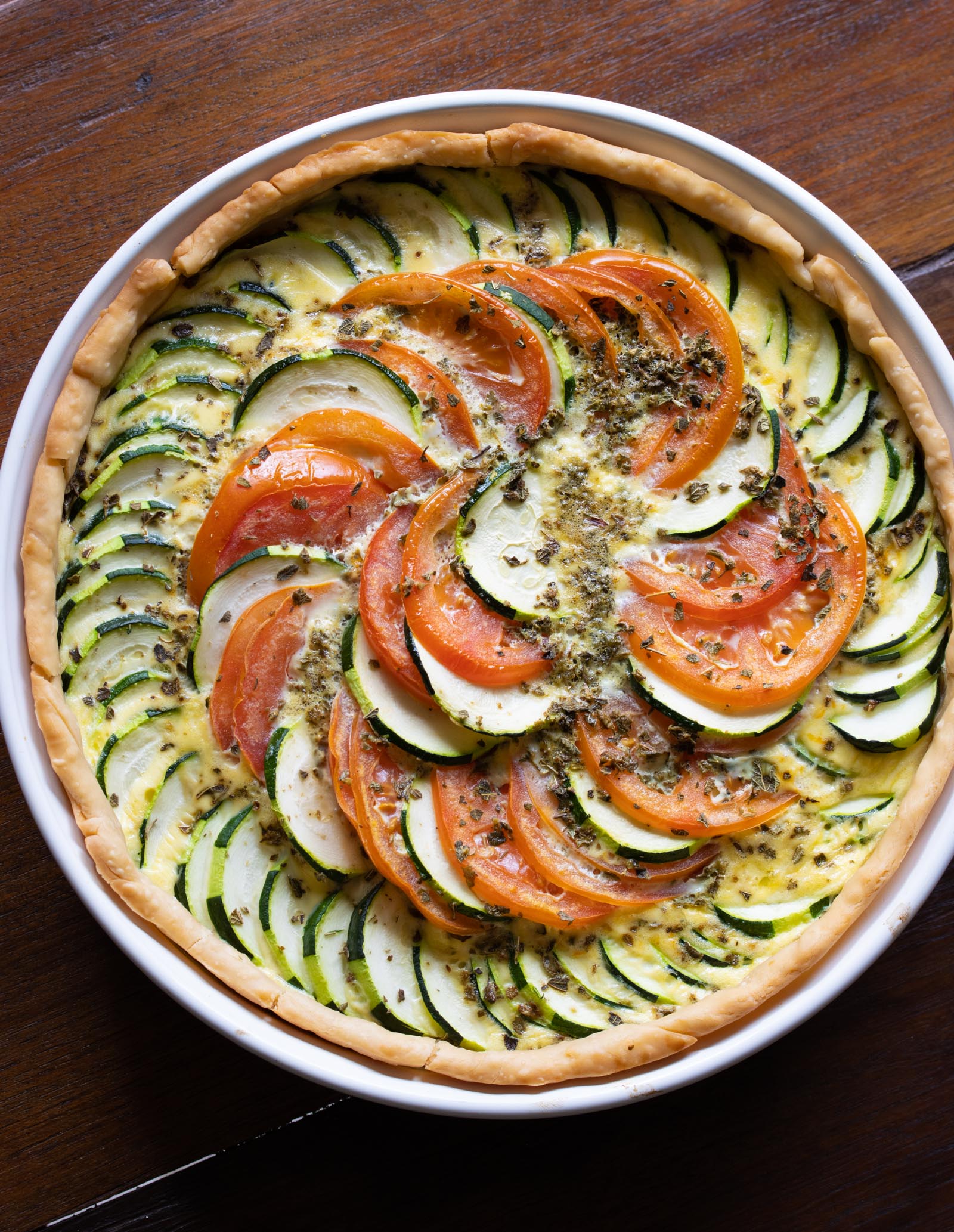 Zucchini Tomato Gratin