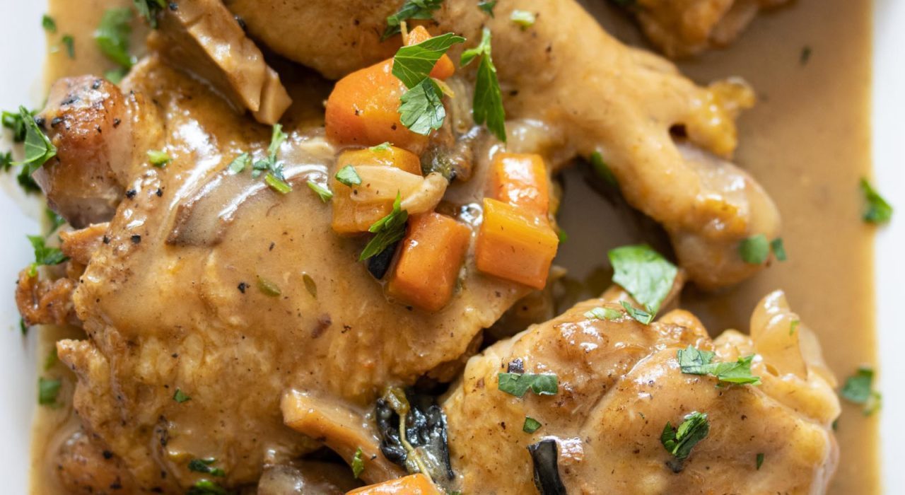 coq au vin blanc coq au vin blanc