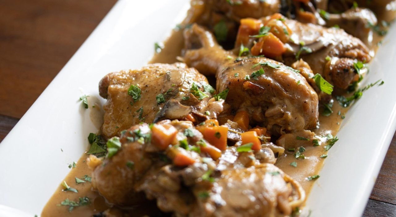 coq au vin blanc
