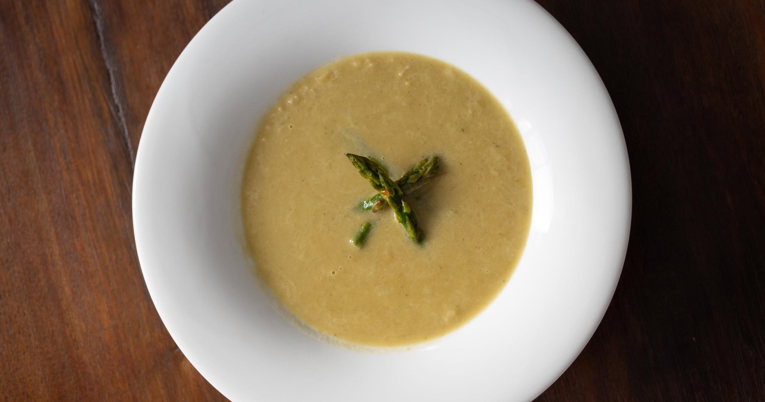Asparagus Soup with Caramelized Leeks Giangi's Kitchen