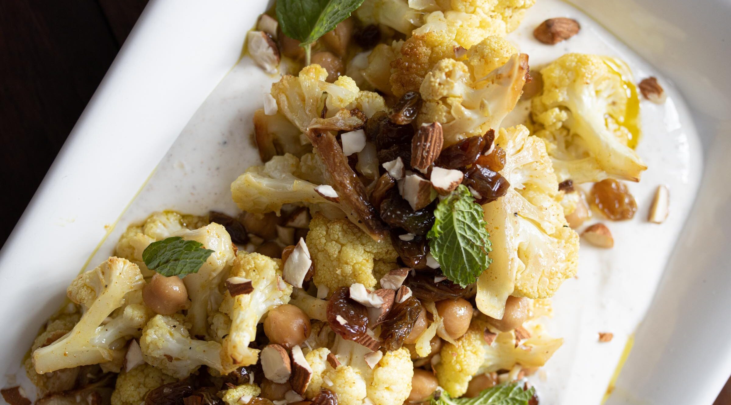 Chickpeas, Cauliflower, Curry Vinaigrette Giangi's Kitchen