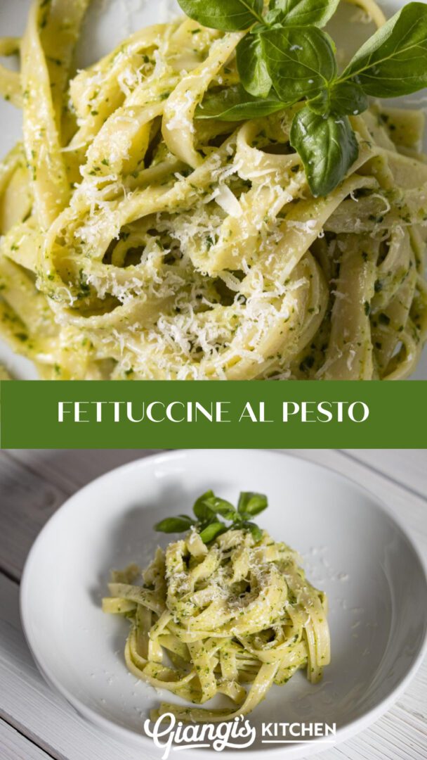 Fettuccine al Pesto Genovese Giangi's Kitchen