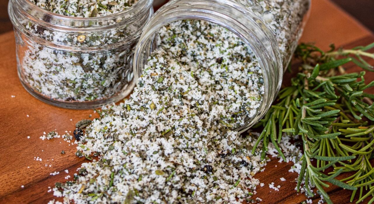 fresh herbs, garlic and salt rub fresh herbs, garlic and salt rub
