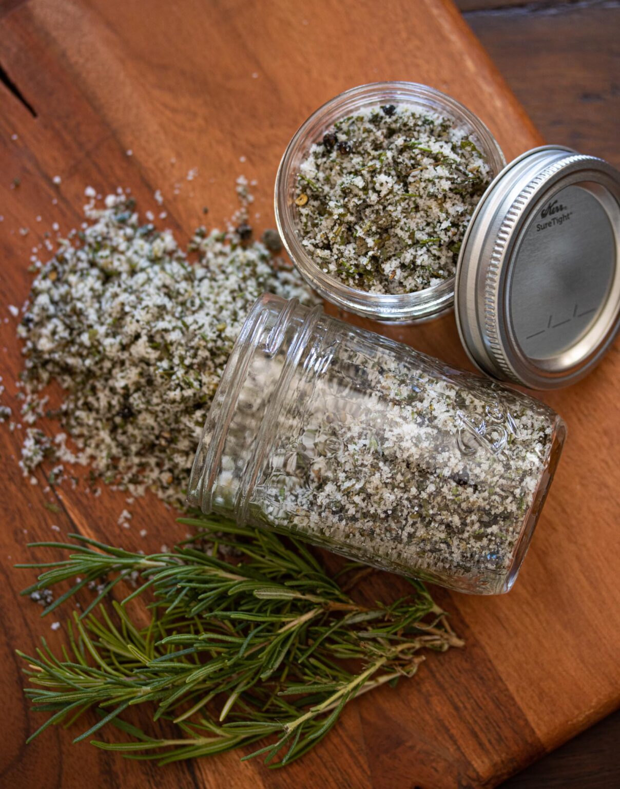 fresh herbs, garlic and salt rub fresh herbs, garlic and salt rub